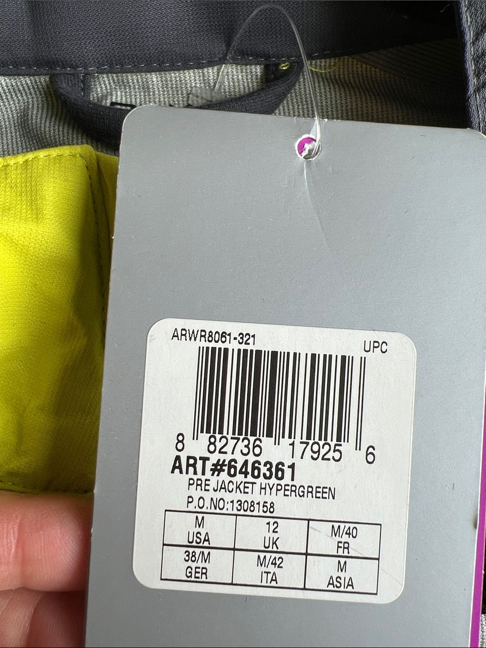 NWT Reebok Premier Running Jacket - Picture 7 of 9